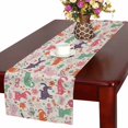 thumbnail image 1 of MKHERT Cartoon Cat Table Runner, Floral Butterfly Table Cloth Runner for Wedding Party Banquet Decoration 16x72 inch, 1 of 2
