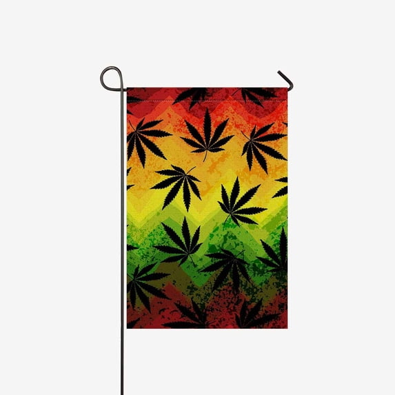 MKHERT Cat Garden Flag Banner Decorative Flag for Wedding Home Outdoor Garden Decor 12x18 inch
