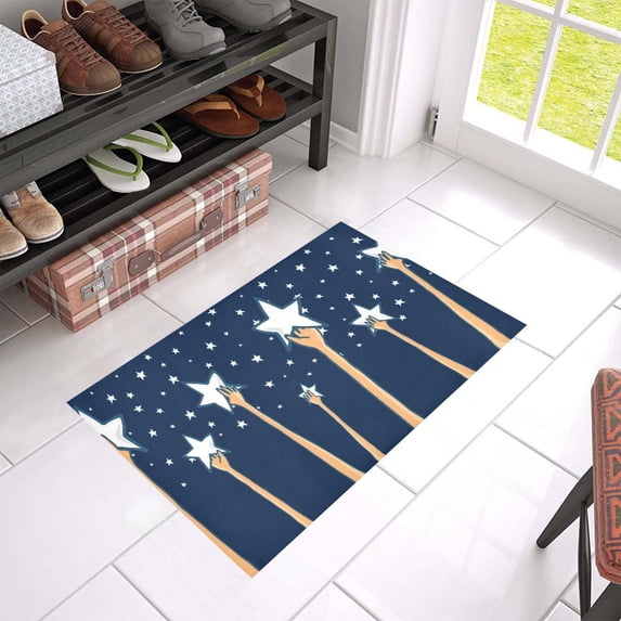 MKHERT Catching Stars Doormat Rug Home Decor Floor Mat Bath Mat 23.6x15.7 inch