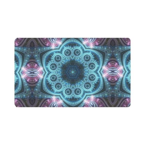 MKHERT Chakra Mandala Meditation Doormat Rug Home Decor Floor Mat Bath Mat 30x18 inch