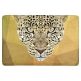 thumbnail image 1 of MKHERT Cheetah in Geometric Triangle Mosaic Pattern Doormat Rug Home Decor Floor Mat Bath Mat 23.6x15.7 inch, 1 of 3
