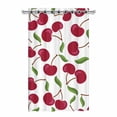 thumbnail image 1 of MKHERT Cherry Pattern Blackout Window Curtain Drapes Bedroom Living Room Kitchen Curtains 52x84 inch, 1 of 2