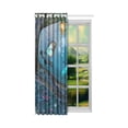 thumbnail image 1 of MKHERT Cherry Tree Thermal Insulated Blackout Window Curtain Kitchen Curtain 52x84 inch, 1 of 3