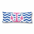 thumbnail image 1 of MKHERT Chevron Nautical Anchor Body Pillow Pillowcase Pillow Protector Cushion Cover 20x60 Inch, 1 of 2
