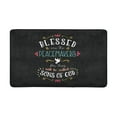 thumbnail image 1 of MKHERT Christian Bible Verse Matthew with Dove Olive and Branch Doormat Rug Home Decor Floor Mat Bath Mat 30x18 inch, 1 of 3