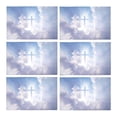 thumbnail image 1 of MKHERT Christian Cross Appears Bright in The Sky Placemats Table Mats for Dining Room Kitchen Table Decoration 12x18 inch,Set of 6, 1 of 4