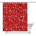 thumbnail image 1 of MKHERT Christmas Bathroom Shower Curtain 60x72 inch, 1 of 1