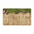 thumbnail image 1 of MKHERT Christmas Decoration Fir Twig with Red Berries On Wood Doormat Rug Home Decor Floor Mat Bath Mat 30x18 inch, 1 of 3