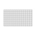 thumbnail image 1 of MKHERT Classical Gray White Houndstooth Checkered Pattern Doormat Rug Home Decor Floor Mat Bath Mat 30x18 inch, 1 of 3