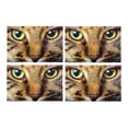 thumbnail image 1 of MKHERT Close-Up Portrait of White Siberian Cat Kitten Face Placemats Table Mats for Dining Room Kitchen Table Decoration 12x18 inch,Set of 4, 1 of 4