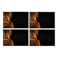 thumbnail image 1 of MKHERT Close Up of Violin Vintage Classical Instruments Placemats Table Mats for Dining Room Kitchen Table Decoration 12x18 inch,Set of 4, 1 of 4