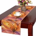 thumbnail image 1 of MKHERT Closeup Petals of Orange Lily Flower Painting Table Runner Home Decor for Home Kitchen Dining Wedding Party 16x72 Inch, 1 of 2