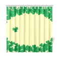 thumbnail image 1 of MKHERT Clover Shower Curtain Waterproof Bath Curtain Decor 66x72 inch, 1 of 2