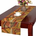 thumbnail image 1 of MKHERT Collage Of Ethnic Motifs Abstract Background Table Runner Home Decor for Home Kitchen Dining Wedding Party 16x72 Inch, 1 of 2