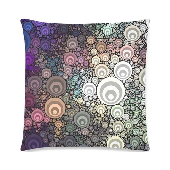 MKHERT Color Dots Throw Pillowcase Pillow Cover Cushion Couver 18x18 inch