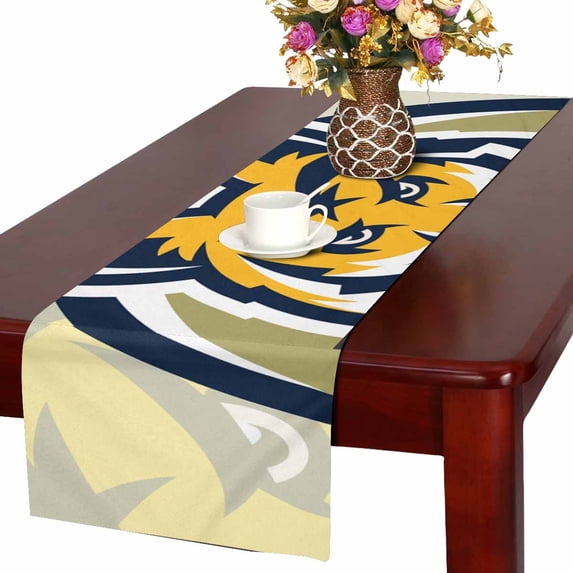 MKHERT Color Foxs Head Table Runner for Kitchen Wedding Party Home Decor 14x72 inch