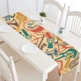thumbnail image 1 of MKHERT Color Musical Instrument Table Runner for Kitchen Wedding Party Home Decor 16x72 inch, 1 of 4
