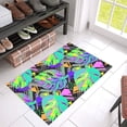 thumbnail image 1 of MKHERT Colorful Exotic Palm Trees Doormat Indoor/Outdoor/Front Door/Bathroom Mats 30x18 inch, 1 of 3