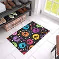 thumbnail image 1 of MKHERT Colorful Skulls Doormat Indoor/Outdoor/Front Door/Bathroom Mats 30x18 inch, 1 of 3