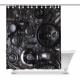 thumbnail image 1 of MKHERT Cool 3D Fragment of The Car Engine Waterproof Shower Curtain Decor Fabric Bathroom Set 60x72 inch, 1 of 1