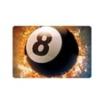 thumbnail image 1 of MKHERT Cool Billiard Pool Snooker Ball in Space Doormat Rug Home Decor Floor Mat Bath Mat 23.6x15.7 inch, 1 of 3