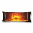 thumbnail image 1 of MKHERT Cool Flame Basketball Hoop Body Pillow Pillowcase Pillow Protector Cushion Cover 20x60 Inch, 1 of 2