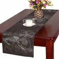 thumbnail image 1 of MKHERT Cool Funny Steampunk Seahorse Mechanical Animal Table Runner for Office Kitchen Dining Wedding Party Banquet 16x72 Inch, 1 of 2