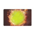 thumbnail image 1 of MKHERT Cool Sports Tennis Ball in Fires Flame Doormat Rug Home Decor Floor Mat Bath Mat 30x18 inch, 1 of 3