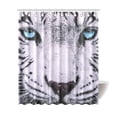thumbnail image 1 of MKHERT Cool White Tiger Polyester Fabric Bathroom Shower Curtain 66x72 inch, 1 of 1