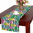 thumbnail image 1 of MKHERT Cute Cactus Stripe Table Runner, Tropical Cactus Table Cloth Runner for Wedding Party Banquet Decoration 14x72 inch, 1 of 2