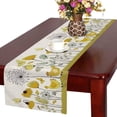 thumbnail image 1 of MKHERT Cute Cartoon Chicken between Flowers Butterly and Bees Table Runner Home Decor for Home Kitchen Dining Wedding Party 16x72 Inch, 1 of 2