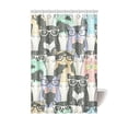 thumbnail image 1 of MKHERT Cute Cats Polyester Fabric Bathroom Shower Curtain 48x72 inch, 1 of 1