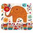 thumbnail image 1 of MKHERT Cute Elephant with Flowers Rectangle Mousepad Mat For Mouse Mice Size 9.84x7.87 inches, 1 of 1
