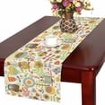 thumbnail image 1 of MKHERT Cute Owl Table Runner, Cartoon Floral Table Cloth Runner for Wedding Party Banquet Decoration 14x72 inch, 1 of 2
