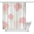 thumbnail image 1 of MKHERT Cute Spring Summer Flowers Dahlia Pinnata Flower Waterproof Shower Curtain Decor Fabric Bathroom Set Hooks 60x72 inch, 1 of 1