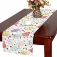 thumbnail image 1 of MKHERT Cute Sweets Table Runner, Cartoon Candy Table Cloth Runner for Wedding Party Banquet Decoration 14x72 inch, 1 of 2