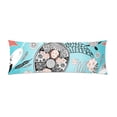 thumbnail image 1 of MKHERT Cute Turtle With Fish Narwhal Body Pillow Pillowcase Pillow Protector Cushion Cover 20x60 Inch, 1 of 2