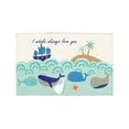 thumbnail image 1 of MKHERT Cute Whale in Sea Waves with Quote I Whale Always Love You Placemats Table Mats for Dining Room Kitchen Table Decoration 12x18 inch,Set of 6, 1 of 4
