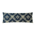 thumbnail image 1 of MKHERT Dark Blue Pattern Body Pillow Pillowcase Pillow Protector Cushion Cover 20x60 Inch, 1 of 1