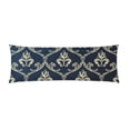 thumbnail image 1 of MKHERT Dark Blue Pattern Body Pillow Pillowcase Pillow Protector Cushion Cover 20x60 Inch, 1 of 1