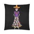 thumbnail image 1 of MKHERT Day of The Dead Throw Pillowcase Pillow Cover Cushion Couver 18x18 inch, 1 of 1