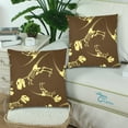 thumbnail image 1 of MKHERT Dinosaur Bones Throw Pillowcase Pillow Cover Cushion Couver 18x18 inch, Set of 2, 1 of 2