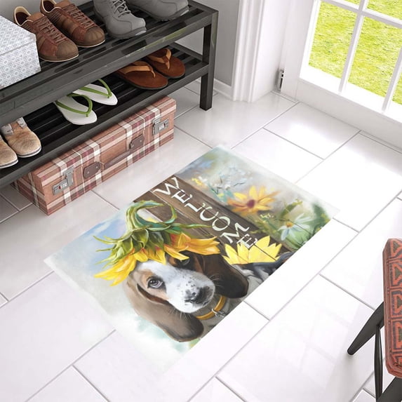MKHERT Dog Doormat Rug Home Decor Floor Mat Bath Mat 23.6x15.7 inch