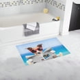 thumbnail image 1 of MKHERT Dog Newspaper Doormat Non-slip Bath Mat Floor Mat 30x18 inch, 1 of 3