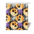 thumbnail image 1 of MKHERT Doodle Skull Pattern Polyester Fabric Bathroom Shower Curtain 60x72 inch, 1 of 1