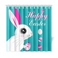 thumbnail image 1 of MKHERT Easter Bunny and Egg Shower Curtain Home Decor Bathroom Shower Curtain 66x72 inch, 1 of 1
