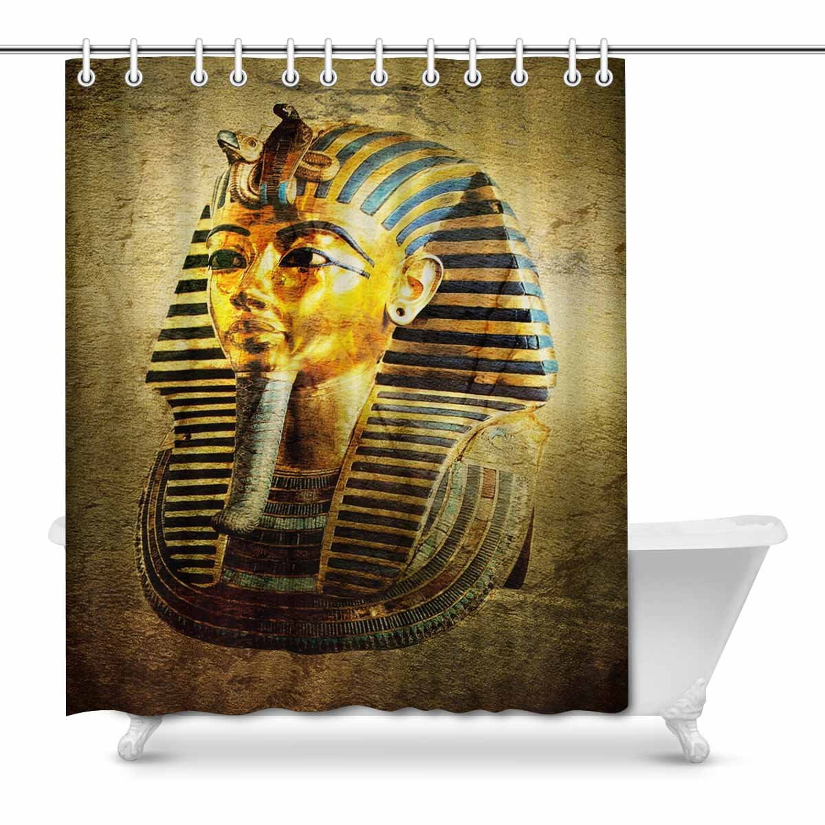 MKHERT Egyptian Decor Ancient Egypt Tutankhamun Decor Waterproof ...