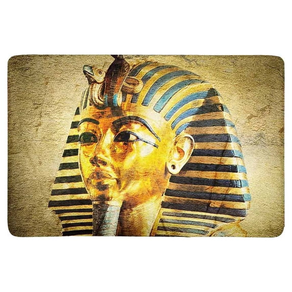 MKHERT Egyptian Decor Ancient Egypt Tutankhamun Doormat Rug Home Decor Floor Mat Bath Mat 23.6x15.7 inch