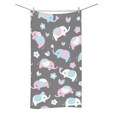 MKHERT Elephant Bath Towel Hand Towel Shower Towel Washcloth 30x56 inch