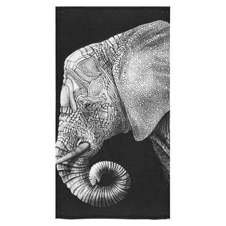 MKHERT Elephant Bath Towel Shower Towel Wash Cloth Face Towels 30x56 inches